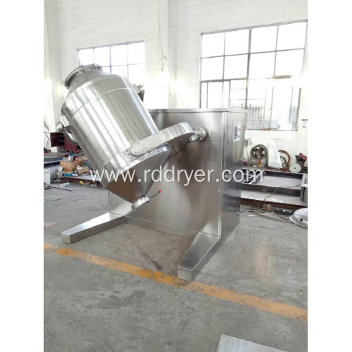 3D motion mixer for raw materials